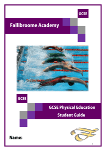 GCSE Study Guide - Fallibroome Academy