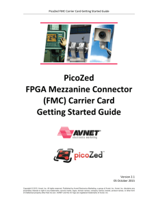 PicoZed FMC Carrier Card Getting Started Guide v2.1