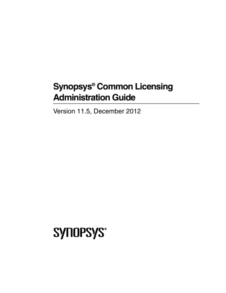 synopsys license generator