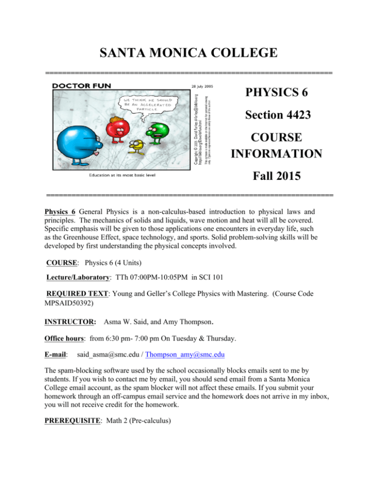 SANTA MONICA COLLEGE