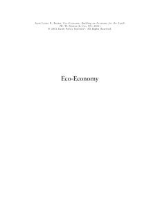 Eco-Economy - Earth Policy Institute