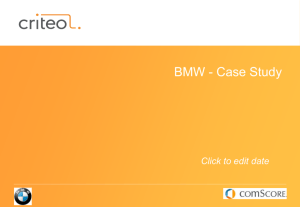 BMW - Case Study