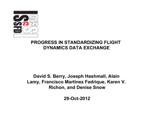 navwg-standards-flight-dynamics-data-exchange-presentation