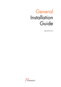 General Installation Guide
