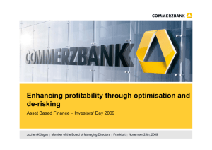 Enhancing profitability through optimisation and de