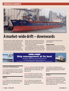 A market-wide drift – downwards