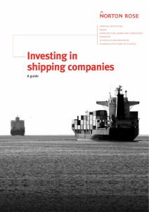 Investing in shipping companies