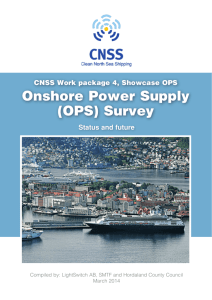 Onshore Power Supply (OPS) Survey