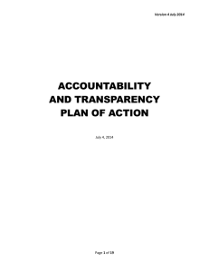 IFRC Accountability and Transparency Plan of Action