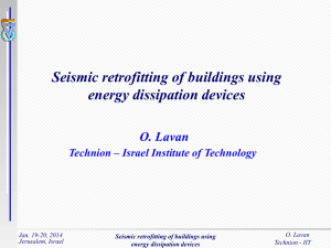 SEISMIC RETROFITTING of BUILDINGS USING ENERGY