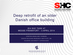 Deep retrofit of older office buildings - Task 47