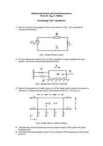 Electromechanics and Contromechanics