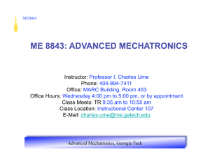 advanced mechatronics