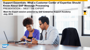 Support Essentials - SAP Support Portal