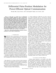 Differential pulse-position modulation for power