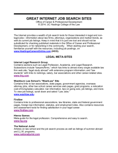 Great Job Search Sites - UC Hastings College of the Law