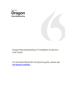 Dragon Installation and User Guide