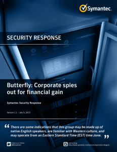 Butterfly: Corporate spies out for financial gain