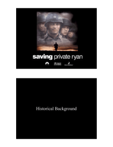 Saving Private Ryan Power Point