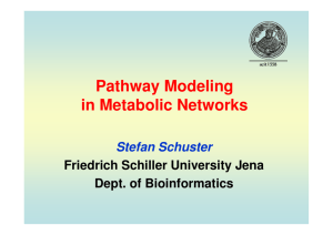 Pathway Modeling in Metabolic Networks