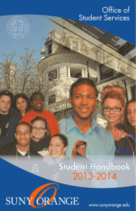 Student Handbook 2013-2014