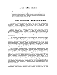 Lenin on Imperialism - Massline.org Home Page