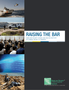 raising the bar - Homeland Security FFRDC