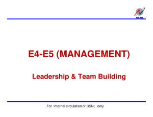 E4-E5 (MANAGEMENT) E5 (MANAGEMENT)