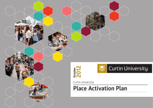 Place Activation Plan - Curtin Properties