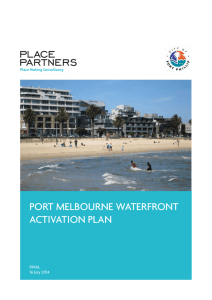 port melbourne waterfront activation plan