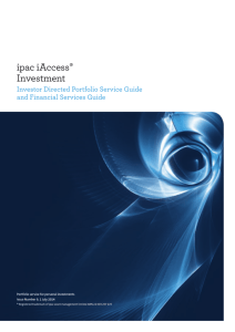 iAccess Investment IDPS Guide and FSG