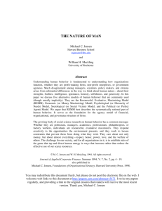 the nature of man