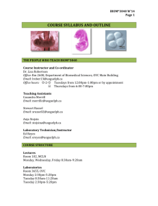 Embryology w14 syllabus