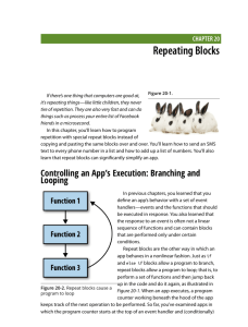 Chapter 20. Repeating Blocks