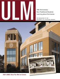 00 Cover_v02.indd - University of Louisiana at Monroe
