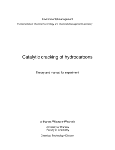 Catalytic cracking of hydrocarbons