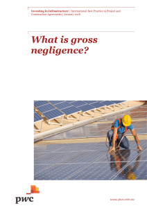 What is gross negligence?