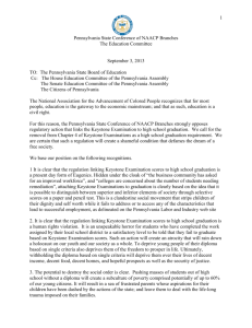 Letter to Legislative Education Committees Aug 2013