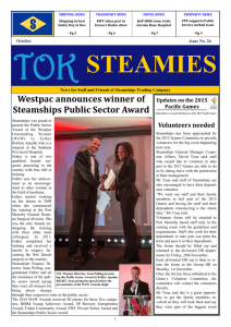 tok steamies - Steamships Trading Company Limited