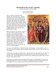 The Death of the Twelve Apostles