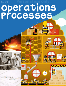 Chapter 3: Operations Processes