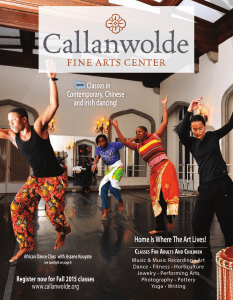 Fall Catalog 2015 - Callanwolde Fine Arts Center