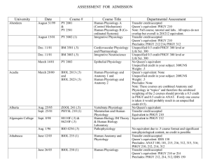 ASSESSMENT FOR ADMISSION