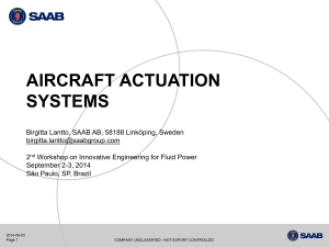 aircraft actuation systems