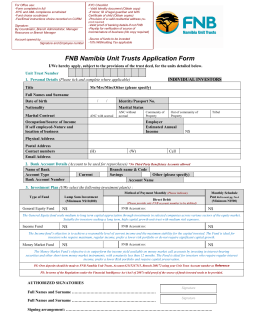 Fnb forex transfer