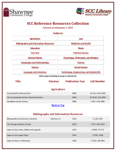 SCC Reference Book Collection