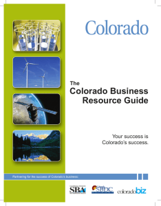 Colorado Business Resource Guide