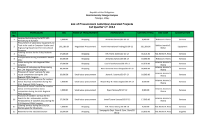 First Quarter - Bicol University