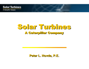 Solar Turbines - Gulf Coast CHP Program