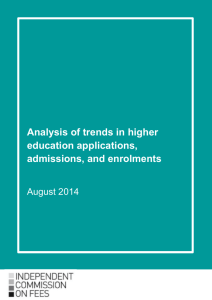 ICOF Report 2014: Analysis of trends in higher education